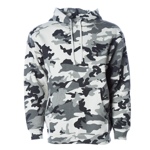 Sudadera con Capucha de Camuflaje para Hombre SINEWY SPORTS, Corte Regular, Poliéster, Felpa Francesa, Transpirable, Informal, para Otoño - Product Image 3