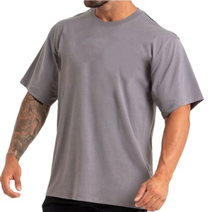 เสื้อยืดออกกำลังกายผู้ชายไซส์ใหญ่ รุ่น 2026 ทรงปกติ ผ้าฝ้าย 100% เป็นมิตรกับสิ่งแวดล้อม ระบายอากาศได้ดี แบบอัดแน่น สั่งทำได้ ขายส่ง - Product Image 3