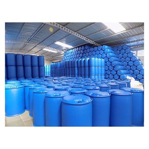 Fût en acier bleu de 200 litres (55 gallons) avec couvercle, personnalisation de la couleur et de la taille, qualité alimentaire, meilleur prix - Product Image 1