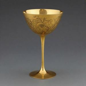 Cáliz de vino de Metal adornado de la gracia divina de VinumBless, copa de acabado antiguo tradicional para rituales religiosos y altares de Iglesia - Product Image 5