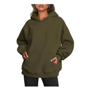 Sudaderas con capucha de talla grande para mujer, nuevo estilo de moda, forro polar, diseño personalizado, bordado, temporada de invierno y primavera - Product Image 2