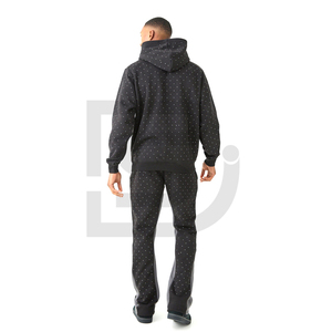 <b>Black</b> Color Make Your Own Adult Wear Highest Quality Eco Friendly <b>Fabric</b> Men Outer Wear Rhinestone Tracksuits - Product Image 2