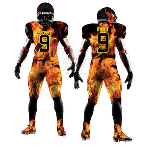 Best Selling <b>Cheap</b> Price American <b>Football</b> Uniform Unique Design American <b>Football</b> Team Uniform - Product Image 2