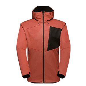 Chaqueta cortavientos Softshell de alta calidad para hombre, impermeable, cálida para invierno, informal, lluvia, logotipo personalizado, soporte de lona, calle alta, OEM - Product Image 2