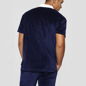 T-shirt en denim brodé avec impression personnalisée pour homme, unisexe, style streetwear d'hiver, respirant, manches longues, col rond - Product Image 4