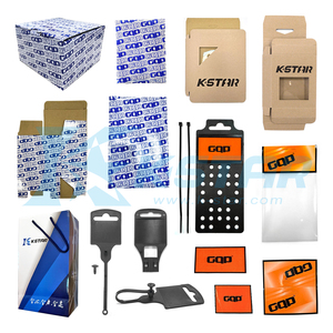 Customized Packaging Design <b>Paper</b> Box PE Bag <b>Paper</b> Bag Backer Card Header Card <b>Hanging</b> Card Stickers Logo Printing - Product Image 1