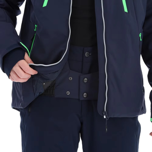 Veste de ski isolée de sport au design personnalisé, légère, imperméable, avec fermeture éclair, veste de snowboard - Product Image 3