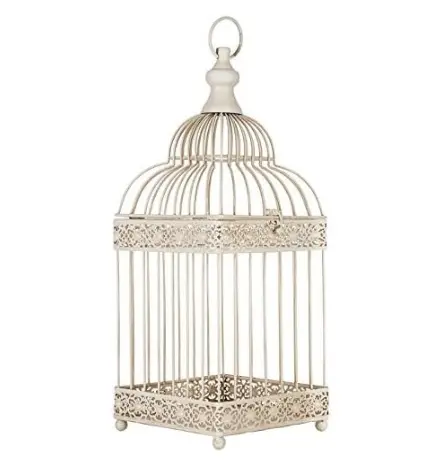 Silver Stainless Steel Small Bird Cage Economy and Lightweight Small Birds Carrier Cages for Parakeets Lovebirds
