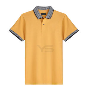 Moda algodón/Spandex transpirable camiseta Polo en blanco suave liso polos logotipo personalizado polos - Product Image 1