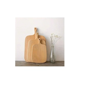 Planche à découper noire en bois d'acacia Planche à découper en bois Planche à découper en bois naturel - Product Image 1