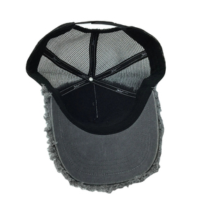 Casquette de camionneur personnalisée de haute qualité pour hommes, broderie, patch en cuir, casquettes de baseball ajustées vierges pour hommes, casquettes de camionneur OEM - Product Image 4