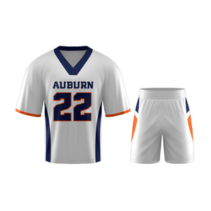 Ventes en gros d'uniformes de lacrosse personnalisés réversibles de haute qualité, sublimés, 100% polyester, séchage rapide, ensembles de maillots pour hommes adultes - Product Image 1