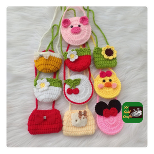 BOLSO DE GANCHILLO HECHO A MANO TOTE DE HILO DE LANA PARA AMANTES VINTAGE Y DISEÑO ESTÉTICO MÍNIMO - Product Image 3