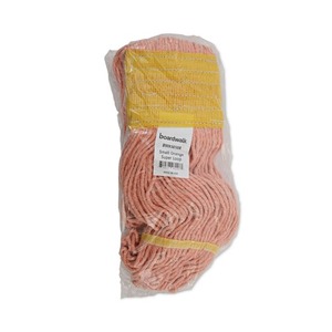Tête de balai serpillère Boardwalk Super Loop Orange 5 pouces, petite, en coton/fibre synthétique, 12 par carton - Product Image 2