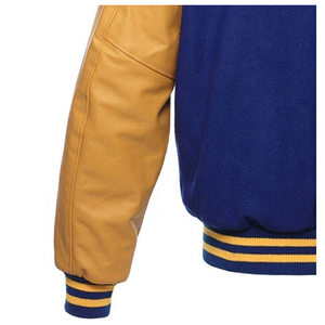 Chaqueta Universitaria de Invierno Unisex Personalizada al por Mayor, Cuello Alto, Lona Reversible, Transpirable, Ecológica, de Algodón, Informal, de Béisbol - Product Image 4