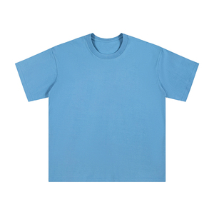 Camisetas en blanco para hombre con logotipo personalizado OEM, camisetas personalizadas de gran tamaño unisex de algodón 100% de alta calidad, camisetas de tu propia marca - Product Image 2