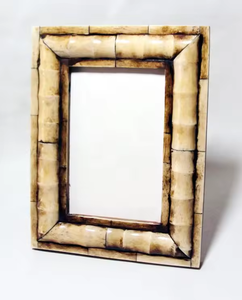 Antique Wooden Photo <b>Frame</b> with Buffalo Horn Top Selling Products Made in India for Gift Horn Bone Picture <b>Frame</b> Resin Material - Product Image 1
