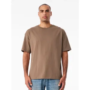 T-shirts promotionnels personnalisés unisexes coupe ample et épaisse pour le merchandising - Product Image 4