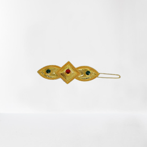 Pasador de pelo chino chapado en oro para mujer, horquilla de buena suerte, horquillas para moño de pelo para niñas antiguas, palillos, joyería para el cabello Hanfu Vintage - Product Image 1