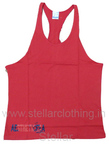 Vente en gros 100% coton peigné filé à l'anneau confort fit et style été Muscle Athletic débardeurs Logo personnalisé gilet de gymnastique pour hommes - Product Image 2