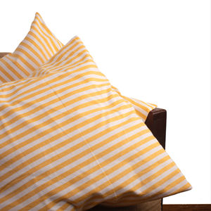 100% coton teint en fil taies d'oreiller rayure tissé américain carré housse de coussin personnalisé pour la maison hôtel hôpital - Product Image 1