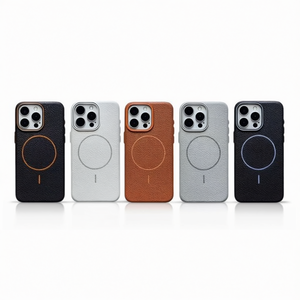 Étui de protection léger en cuir artificiel gaufré magnétique pour A06 4G avec texture litchi - Product Image 1