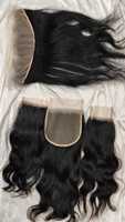 100% rambut mentah simpul kecil 4x4 5x5 6x6 7x7 9x6 2x5 sebelum dipetik rambut Virgin renda transparan penutup dan depan