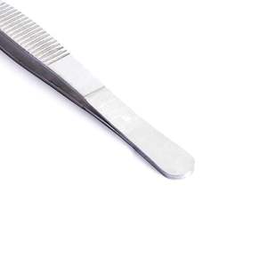 Pince à épiler de qualité supérieure Pince à pansement pour le pouce Tailles standard disponibles Pince à pansement dentelée en acier inoxydable - Product Image 2