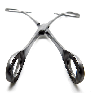 Customized Foerster Manual 10 Inch Straight Serrated Surgical Holding Veterinary <b>Sponge</b> Forceps Instrument Set - Product Image 5