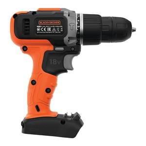 Taladro Percutor Inalámbrico Black & Decker de 18V (Batería No Incluida; 2Ah) POWERCONNECT BCD003NXJ, Taladros Percutores de Alto Rendimiento - Product Image 2