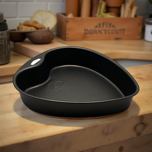 ถาดรองเค้กแบบไม่ติดรูปหัวใจขนาด Ø26ซม. สำหรับจานและกระทะสำหรับขนมอบขนมหวาน - Product Image 4