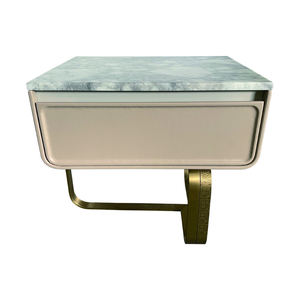 طاولة بجانب السرير عصرية فاخرة مع أسطح رخامية فيكتورية ذات بيع جيد لغرفة النوم وغرفة المعيشة والحمام-للفنادق - Product Image 4