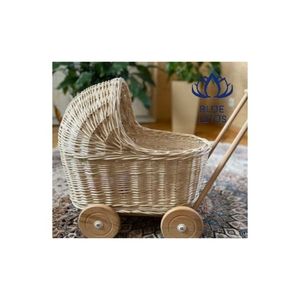 Landau en rotin vietnamien pour bébé de 0 à 6 mois - Product Image 5