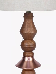 Nuevo diseño, pantalla de tela moderna, iluminación Led, lámparas de mesita de noche, escritorio de oficina de madera y lámpara de mesa, lámparas de sala de estudio - Product Image 4