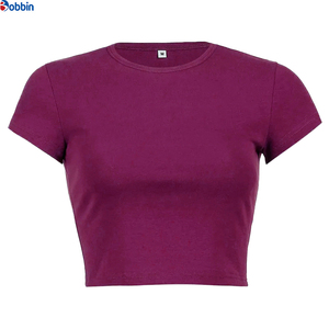 Camisetas Nuevas para Mujer, Camisetas Cortas Estampadas de Verano, Camisetas de Algodón Lisas con Gráficos, Camisetas Cortas de Manga Corta con Cuello Redondo para Mujer - Product Image 6