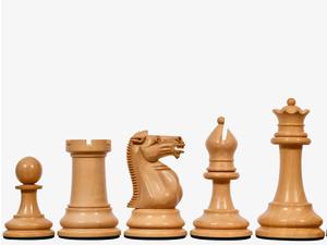 Piezas de Ajedrez Antiguas Reproducidas Steinitz Staunton, Madera de Ébano y Boj, Rey de 3.75 Pulgadas, Juego de Torneo al Mejor Precio - Product Image 4