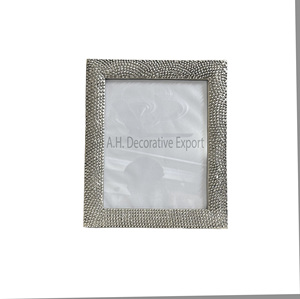 Attractive Design Aluminum Photo <b>Frame</b> Rectangle Shape Memorable <b>Picture</b> <b>Frame</b> With <b>Glass</b> Cover Special Dot Pattern Photo <b>Frame</b> - Product Image 3