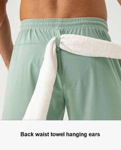 High Street Trendy Straight Terry Shorts de sport pour hommes Pantalons courts décontractés personnalisés de grande taille avec poche latérale de haute qualité - Product Image 3