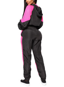 Ropa deportiva para hombre al por mayor, nuevo modelo, Camiseta deportiva ajustada, chándal largo ajustado, trajes cortavientos de patrón sólido, trajes para correr - Product Image 3