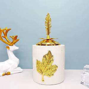 Brûleur d'encens en céramique et métal tendance, fait main, écologique, design fantastique, qualité luxueuse, cadeaux de déménagement - Product Image 3