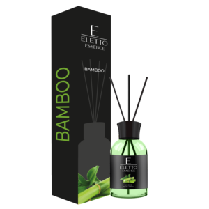 Reed <b>Diffuser</b> Bottle for Home & Office and Hotel with BAMBOO Scent 100ml / 3.38oz | <b>Essential</b> <b>Oil</b> Reed <b>Diffuser</b> Sets with Sticks - Product Image 1