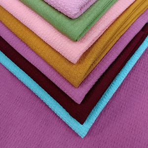 Cao cấp diềm xếp nếp vải dệt kim <span class=keywords><strong>Polyester</strong></span> Spandex chống tĩnh thu nhỏ kháng Stretchable bền dệt Nhà cung cấp bán buôn - Product Image 6