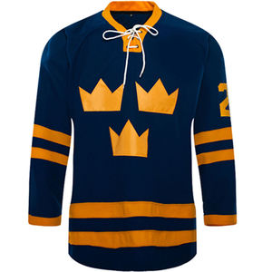 Impression par sublimation 100% polyester Maillot de hockey sur glace pour hommes de meilleure qualité Maillot de hockey sur glace personnalisé OEM Maillot sur mesure - Product Image 4