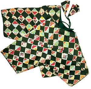 Beau col en V modeste hauts chemisier formel d'été avec broderie et doublure imprimées Warli à la teinture naturelle (Astar) - Product Image 6