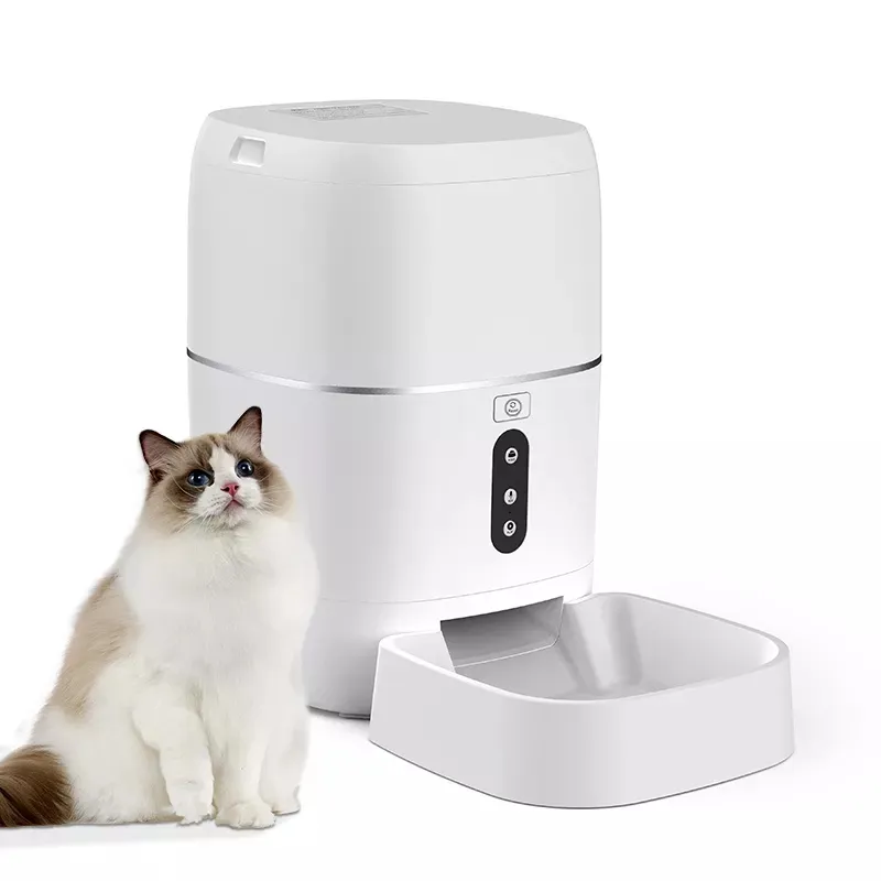 Alimentador de mascotas portátil de alta calidad con Wifi, cámara Hd, control remoto, comida seca, alimentadores automáticos para mascotas, Microchip, alimentador inteligente automático para mascotas