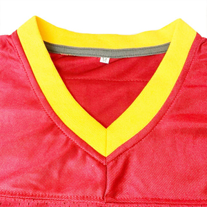 Wholesale Team American Football <b>Jersey</b> Sportswear <b>Short</b> Sleeves Breathable 100% Polyester High Quality Quick Dry Custom Logo - Product Image 4