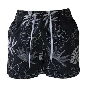 Short de plage décontracté 100% coton pour homme, taille 6XL, étiquette personnalisée, Baggy multi-poches, taille élastique lavée avec cordon de serrage, nouveauté - Product Image 4