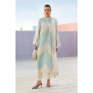 Maria.B. Colección Eid de Lujo 2026-D-2612-A TC-1542 Salwar Kameez de Algodón Pakistaní, Vestido Indio Shalwar Kameez - Product Image 1