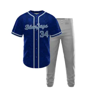 Fornecedor de atacado de uniformes de beisebol de sublimação personalizados de alta qualidade oferecendo descontos em massa para roupas de softball