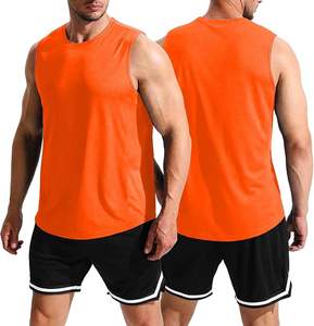Camisetas sin Mangas de Alta Calidad para Hombre, de Secado Rápido, para Entrenamiento, Gimnasio, Culturismo, que Absorben la Humedad - Product Image 3